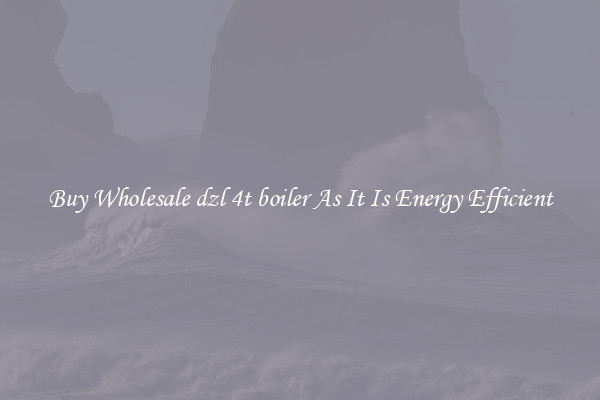 Buy Wholesale dzl 4t boiler As It Is Energy Efficient