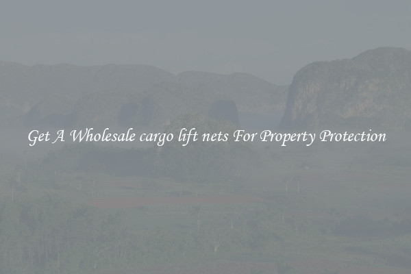 Get A Wholesale cargo lift nets For Property Protection