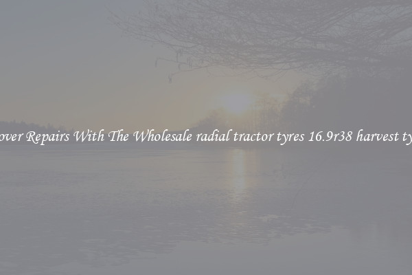  Cover Repairs With The Wholesale radial tractor tyres 16.9r38 harvest tyre 
