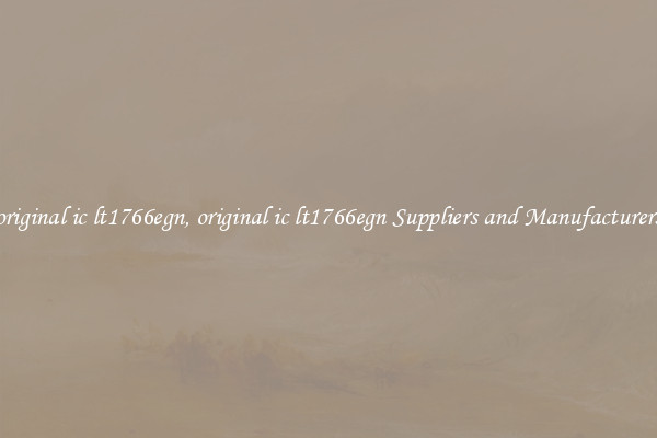 original ic lt1766egn, original ic lt1766egn Suppliers and Manufacturers