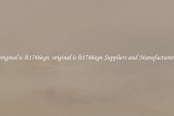 original ic lt1766egn, original ic lt1766egn Suppliers and Manufacturers