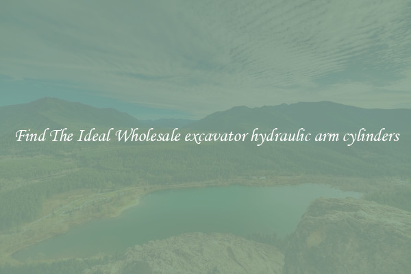 Find The Ideal Wholesale excavator hydraulic arm cylinders