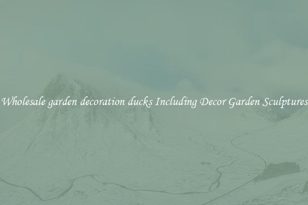 Wholesale garden decoration ducks Including Decor Garden Sculptures
